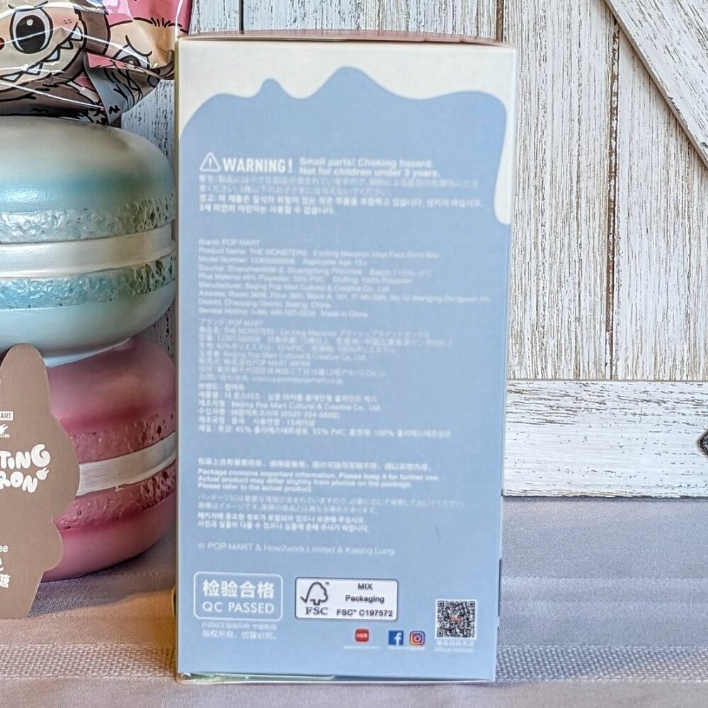 Authentic POP MART The Monsters Exciting Macaron Toffee Labubu - NIB - Picture 7 of 10